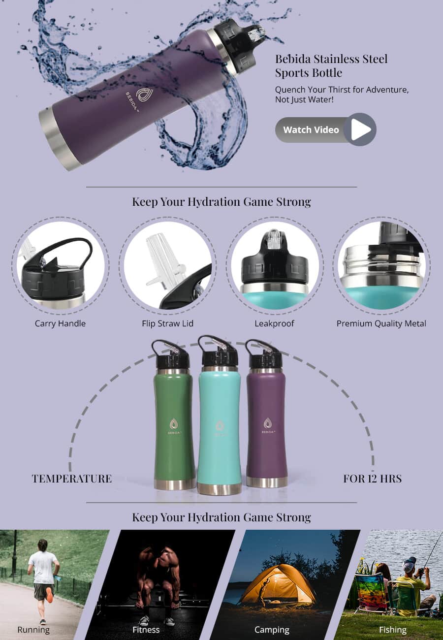 J&V Textiles Insulated Stainless Steel Water Bottle J&V Textiles Size: 25 oz