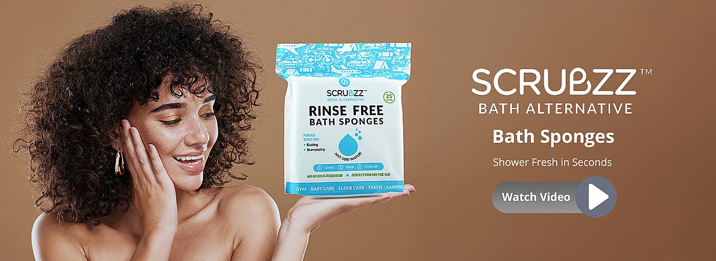 Bath Sponges by Scrubzz  Banner