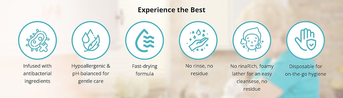 Shower Fresh in Seconds Banner