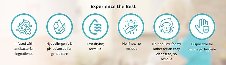 Shower Fresh in Seconds Banner