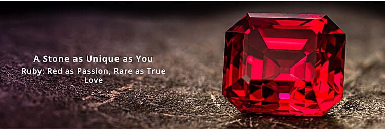 Premium Ruby Solitaire Ring Banner