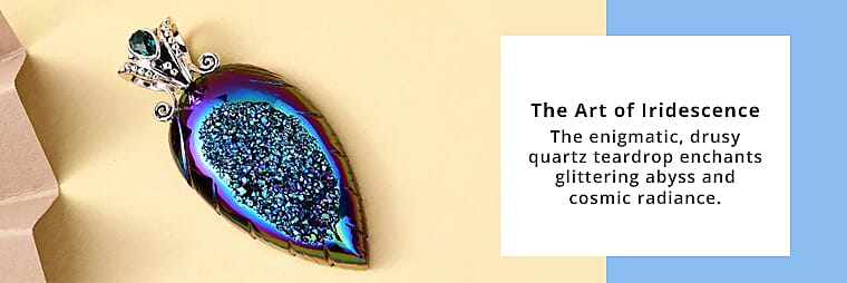  Doublet Quartz Pendant in Sterling Silver  Banner