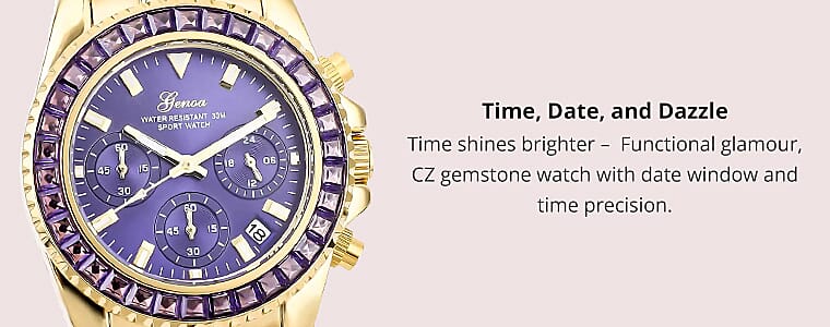 Time, Date, and Dazzle Banner