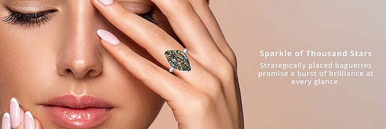 Diamond Cluster Ring Rings Banner