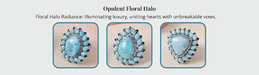 Opulent Floral Halo Banner