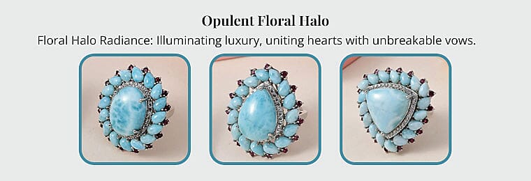 Opulent Floral Halo Banner