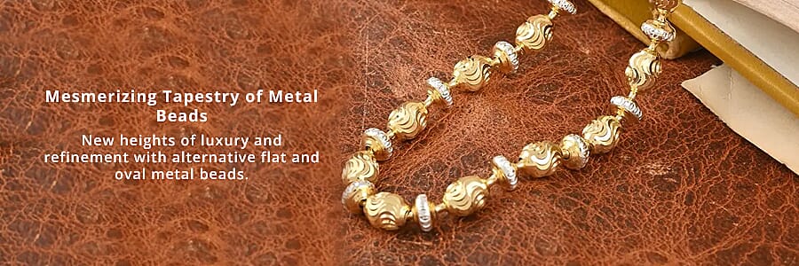 Mesmerizing Tapestry of Metal Beads Banner