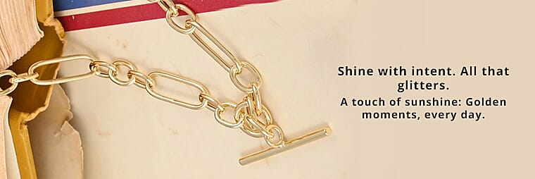 Italian 10K Yellow Gold Banner