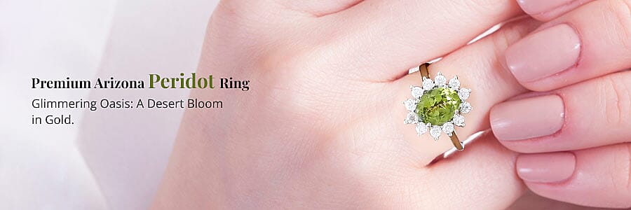 Premium Arizona Peridot Ring Banner