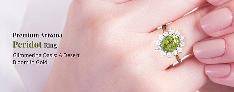 Premium Arizona Peridot Ring Banner