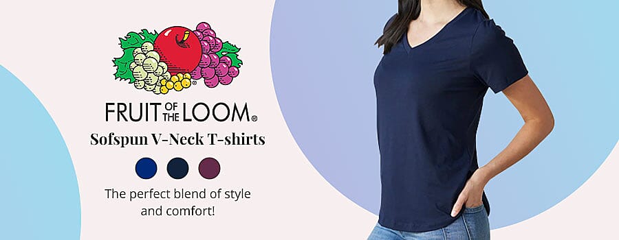 V-Neck T-shirts Banner