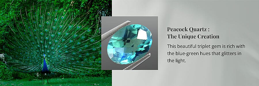 Peacock Quartz Banner