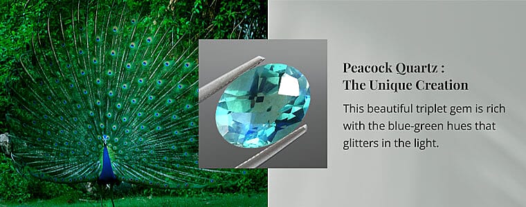 Peacock Quartz Banner