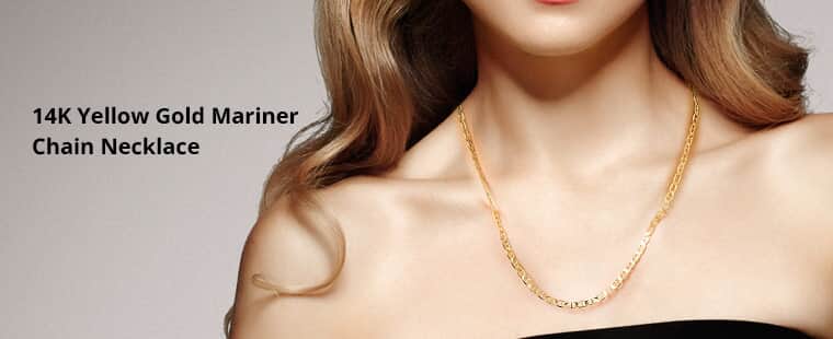 Buy 14K Yellow Gold Mariner Chain, Mariner Chain, Chain Necklace