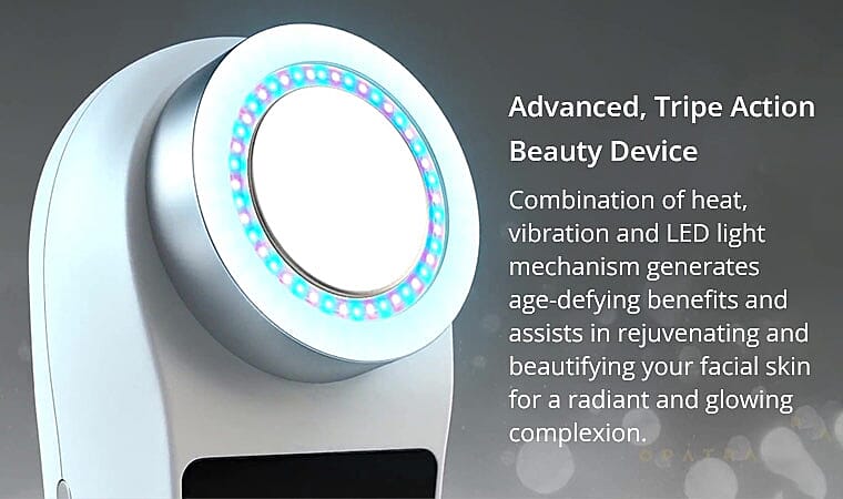 Advanced, Tripe Action Beauty Device Banner