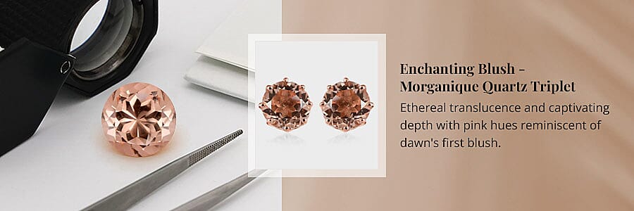 Enchanting Blush - Morganique Quartz Triplet Banner