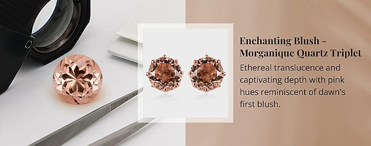 Enchanting Blush - Morganique Quartz Triplet Banner