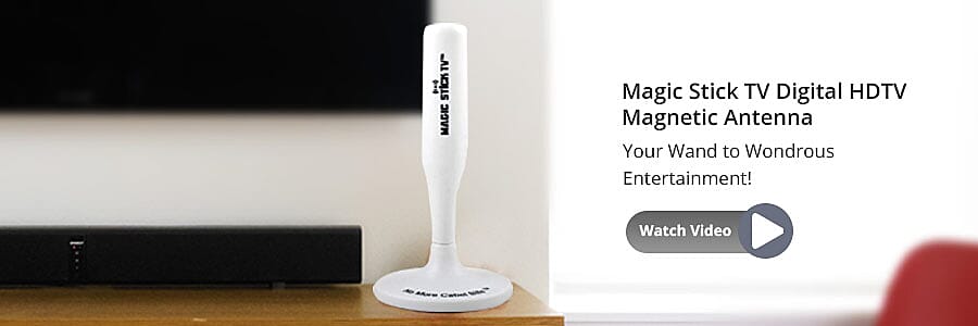 Magic Stick TV Digital HDTV Magnetic Antenna Banner