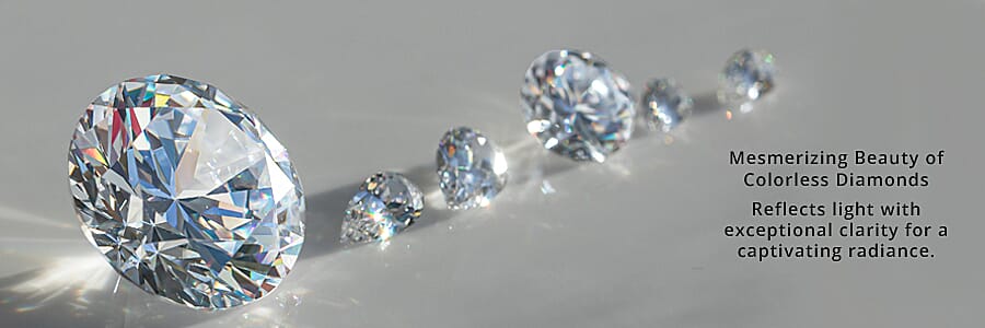 Mesmerizing Beauty of Colorless Diamonds Banner