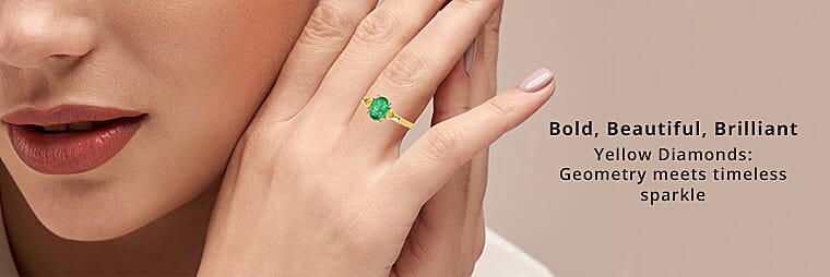 Modani 14K Yellow Gold Brazilian EmeraldBanner