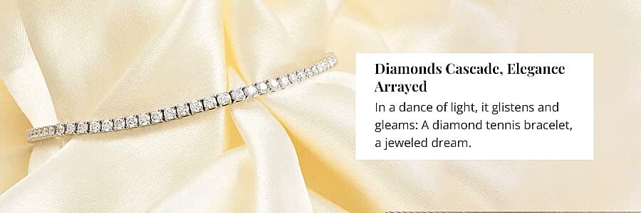 Diamonds Cascade, Elegance Arrayed Banner