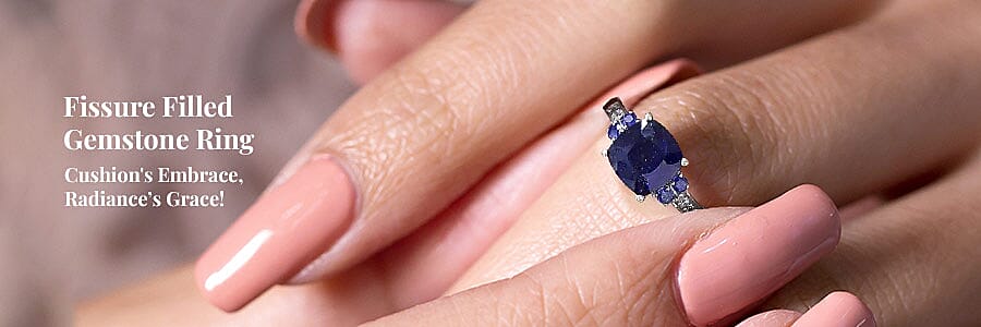 Fissure Filled Gemstone Ring Banner