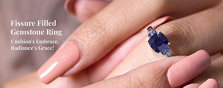 Fissure Filled Gemstone Ring Banner