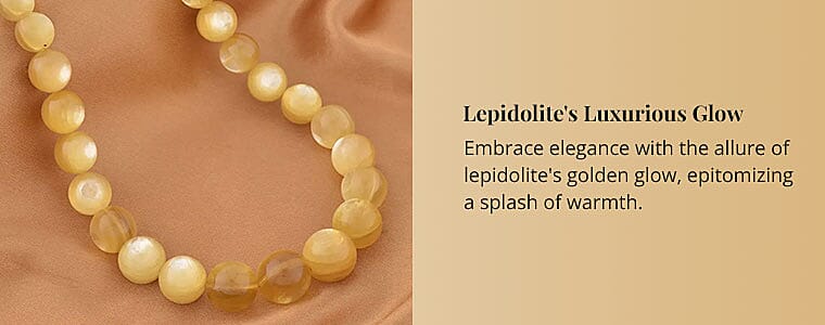 Lepidolite's Luxurious Glow Banner