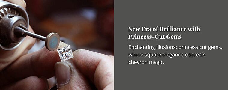 New Era of Brilliance with Princess-Cut Gems Banner