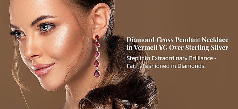 Lab Created Padparadscha Sapphire Drop Earrings in Sterling Silver Banner