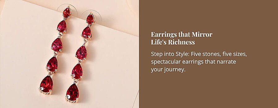 Earrings that Mirror Life's Richness Banner