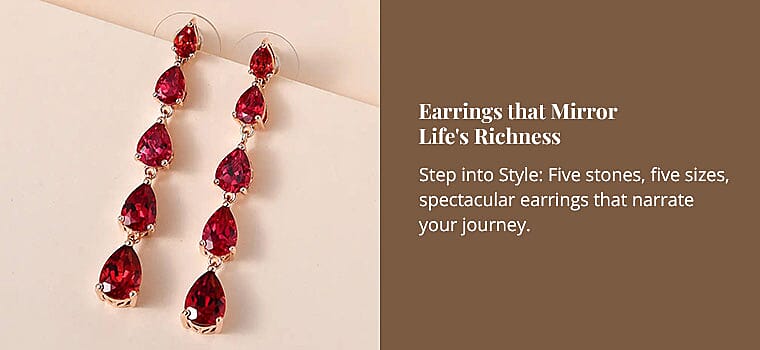 Earrings that Mirror Life's Richness Banner