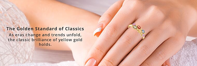 Modani Multi Sapphire Ring in 14K Yellow Gold Banner