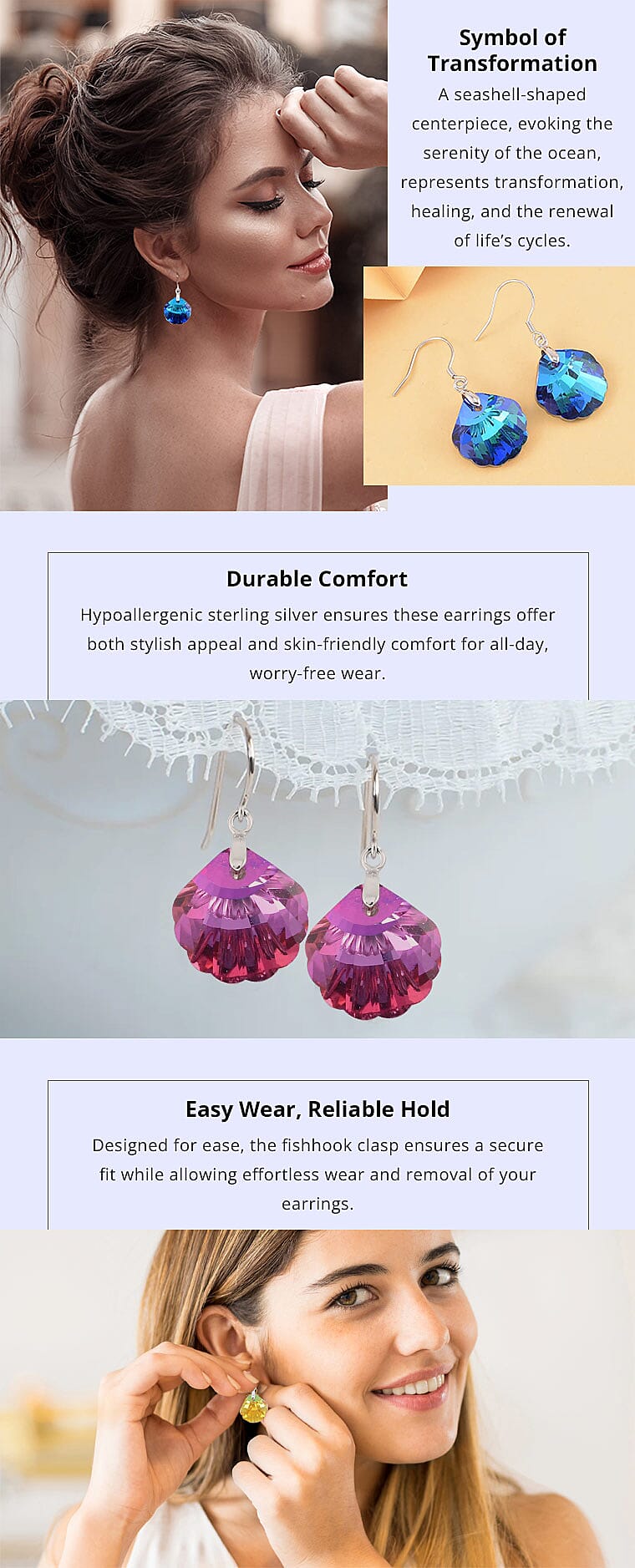 Magic Color Quartz Earrings in Rhodium Over Sterling Silver Banner