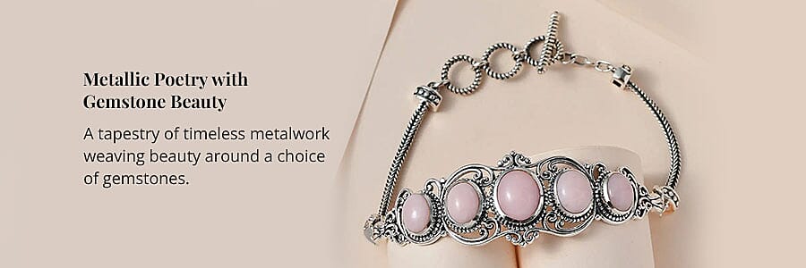 Metallic Poetry with Gemstone Beauty Banner