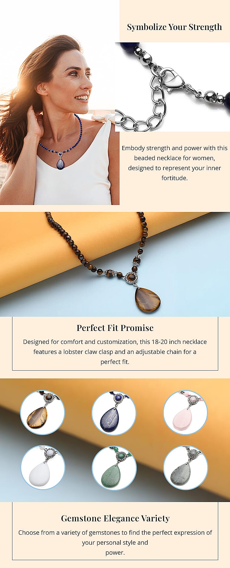 Lapis Lazuli and Austrian Crystal 167.00 ctw Beaded Necklace in Silvertone 18-20 InchesBanner