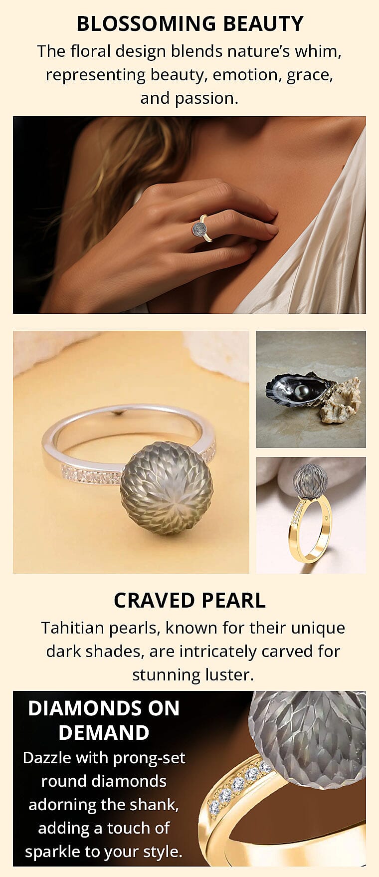 Tahitian Cultured Pearl Carved and Diamond Ring_EditedBanner