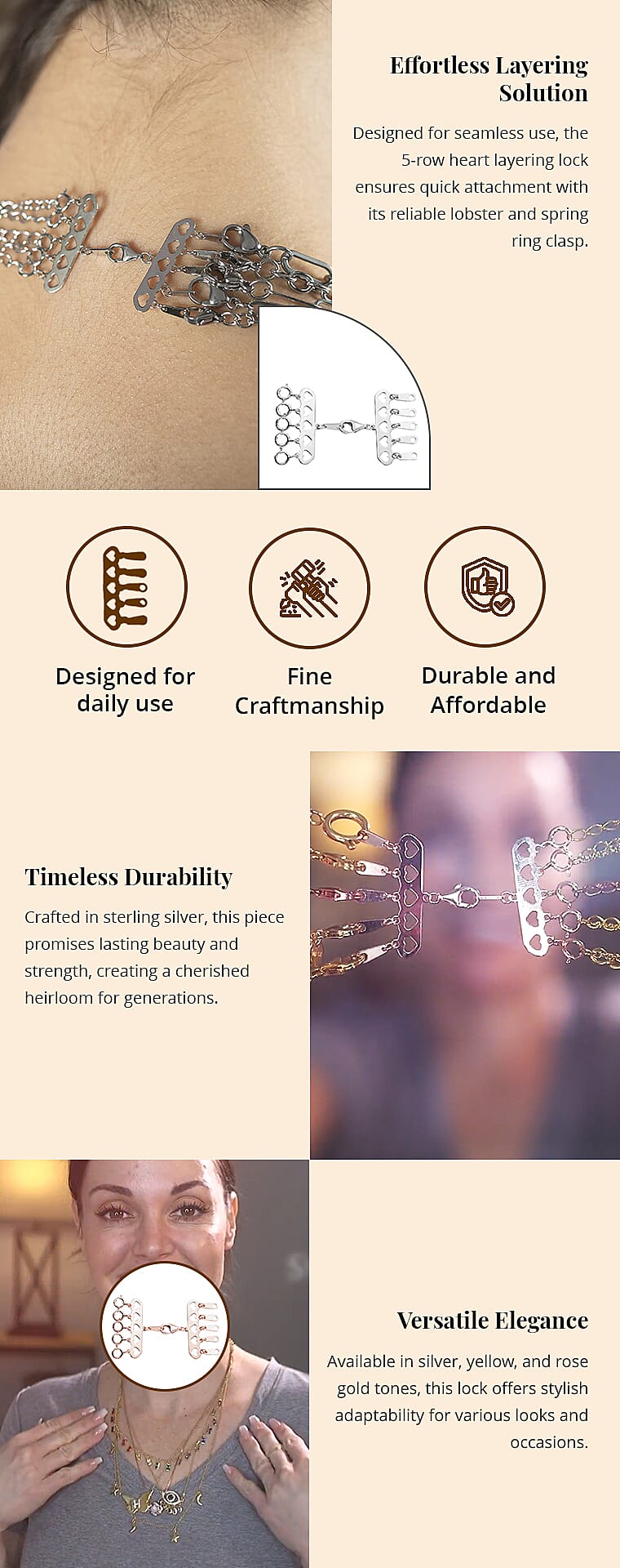 5 Row Hearts Layering LockBanner