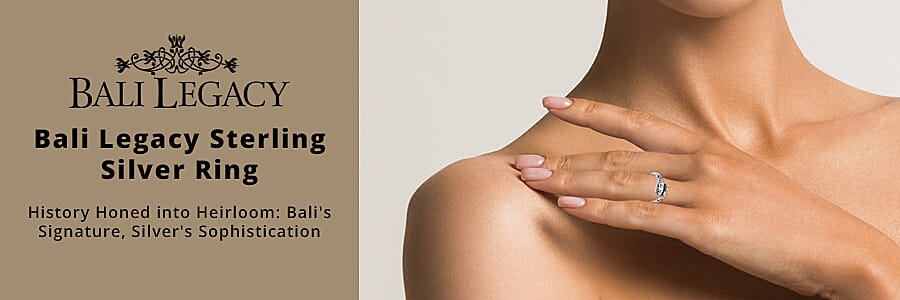 Bali Legacy Sterling Silver Ring   Banner