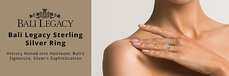 Bali Legacy Sterling Silver Ring  Banner