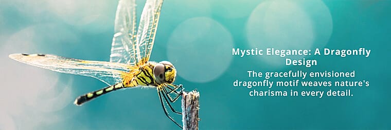 Gemstone Dragonfly Ring in Sterling Silver Banner