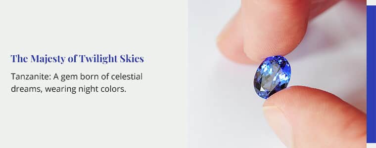 Buy Tanzanite 5 Stone Ring , Tanzanite Ring ,Platinum Over