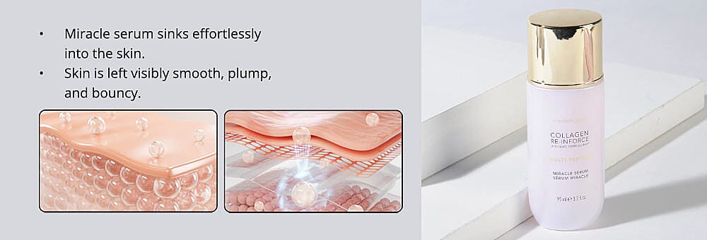 Collagen Re-Inforce Multi-Peptide Miracle Serum Banner