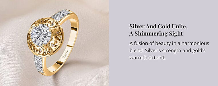 Silver And Gold Unite, A Shimmering Sight Banner