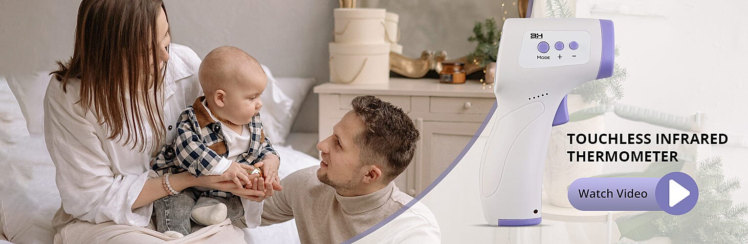 Touchless Infrared Thermometer Banner