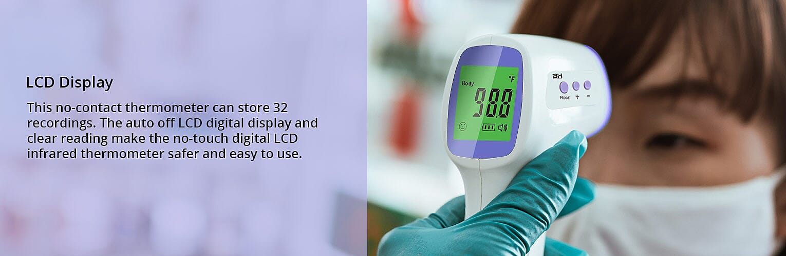 No Touch Thermometer Banner