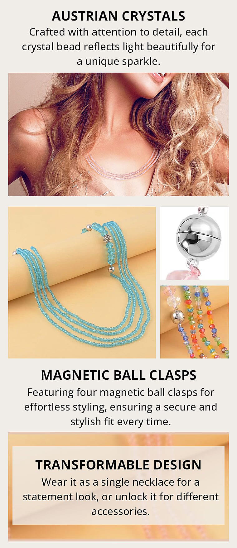 Austrian Crystal Beaded NecklaceBanner