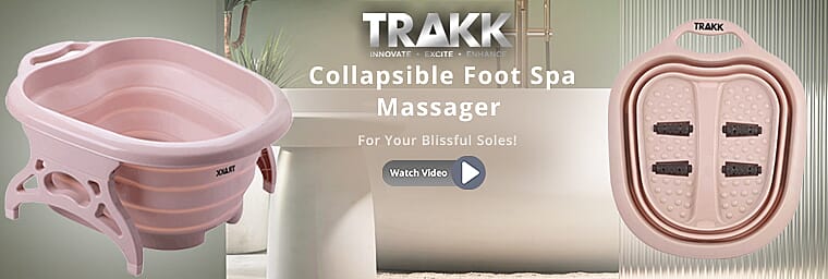 Trakk Collapsible Foot Spa Massager Banner