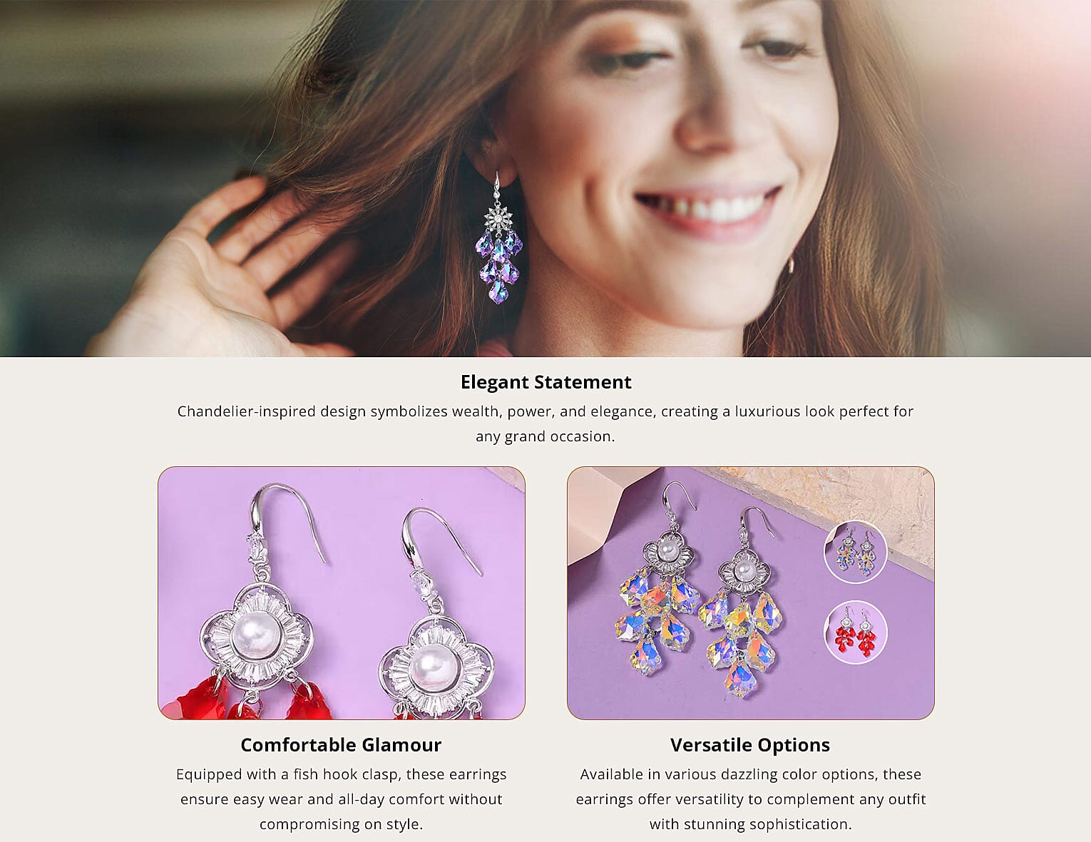 Moissanite Solitaire Stud Earrings Banner