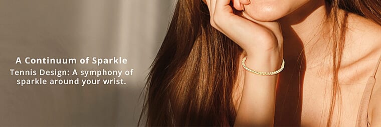 Palma Chain Bracelet in Yellow Gold Banner